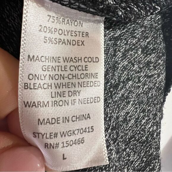 Stitch Fix Market & Spruce Skye Cowl Neck Cozy Hacci Dress Womens Large Gray - Picture 9 of 9